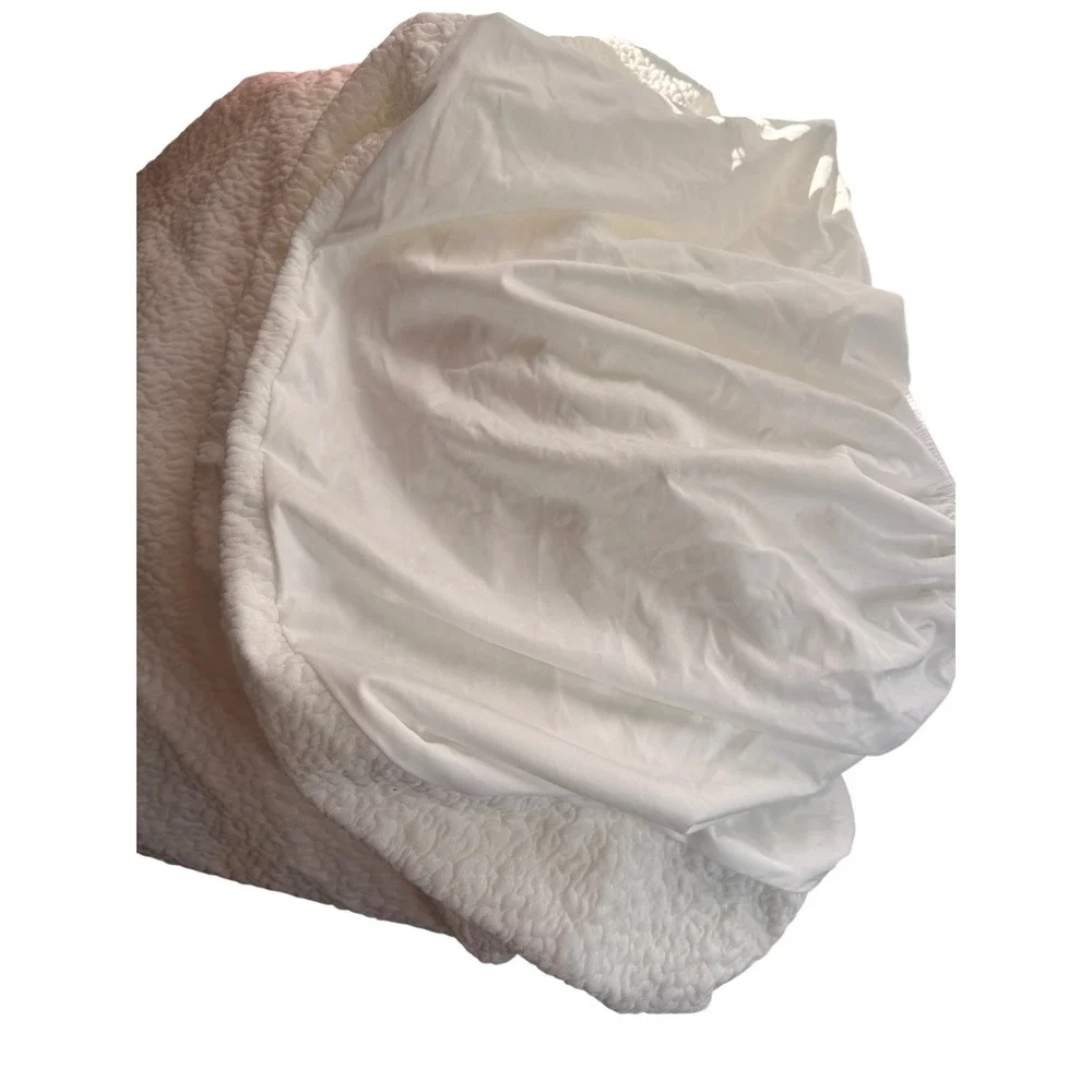 Sijo California King Mattress Protector White Lyocell Blend OEKO-TEX Bedding